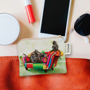 Baboons at Leisure Coin Purse