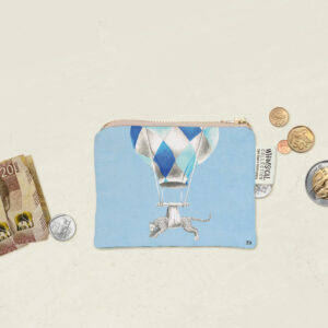 Leopard in Flight Coin Purse