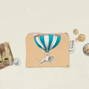 Lion in Flight Coin Purse