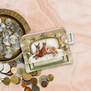 Caracal at Leisure Coin Purse