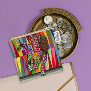 Cheetah in Colour Coin Purse