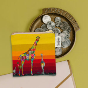 Giraffe in Colour Coin Purse