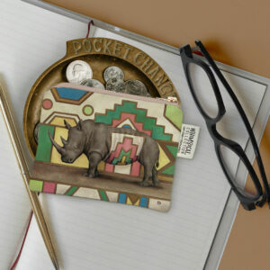 Rhino Ndebele Coin Purse
