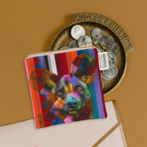 Wild Dog in Colour Coin Purse