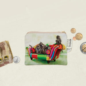 Baboons at Leisure Coin Purse