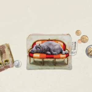 Hippo at Leisure Coin Purse
