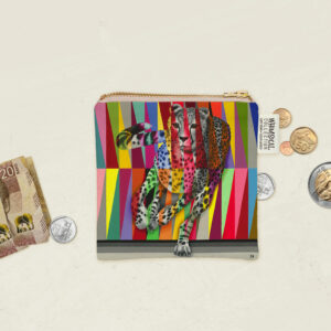 Cheetah in Colour Coin Purse