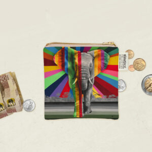Elephant in Colour Coin Purse