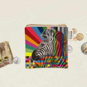 Zebra in Colour Coin Purse