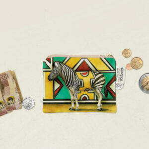 Zebra Ndebele Coin Purse