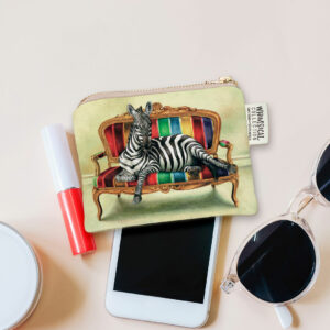Zebra at Leisure Coin Purse