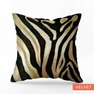 Boutique Zebra Velvet Pillow Cover