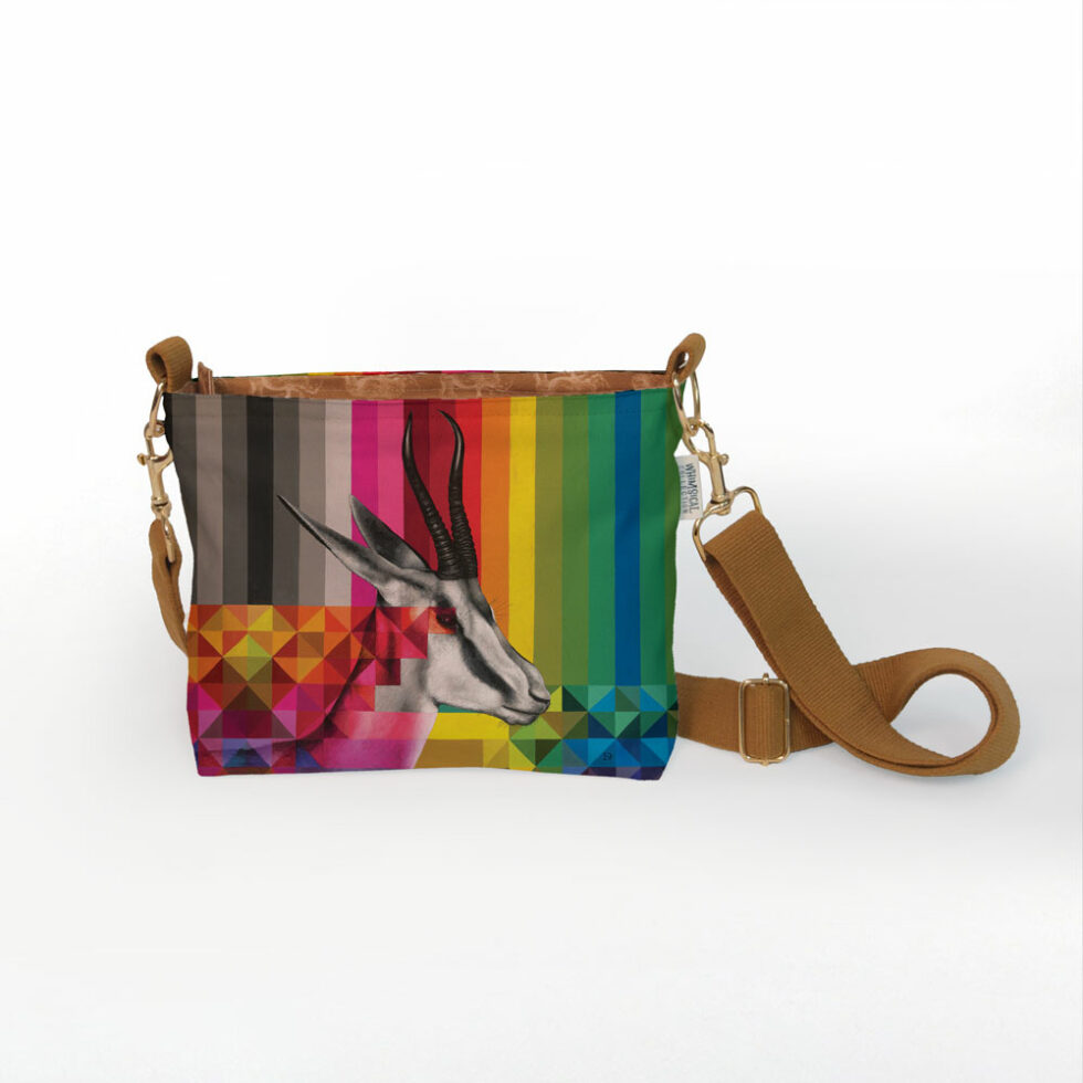 Springbok in Colour Sling Bag | Whimsical Collection