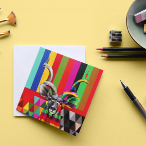 Kudu in Colour Single Card