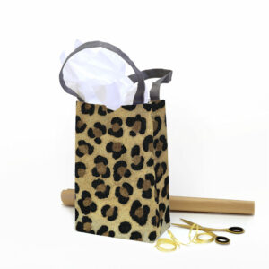 Boutique Leopard Recycled Gift Bag
