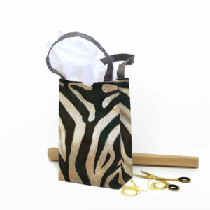 Boutique Zebra Recycled Gift Bag