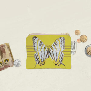 African Map Butterfly Coin Purse