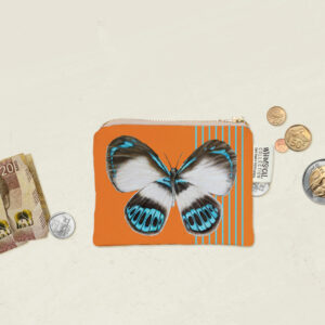 Blue Butterfly Coin Purse