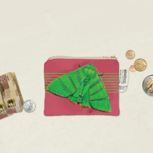 Green Tiger Moth Coin Purse