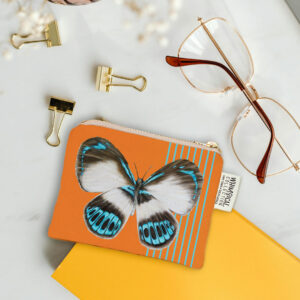 Blue Butterfly Coin Purse