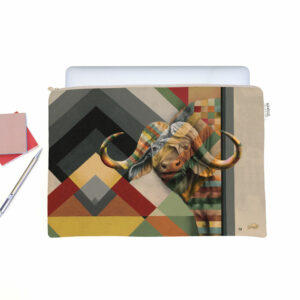 Buffalo in Shades of Africa Laptop Bag