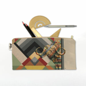 Buffalo in Shades of Africa Pencil Case