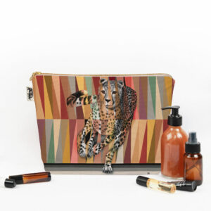 Cheetah in Shades of Africa Toiletry Bag