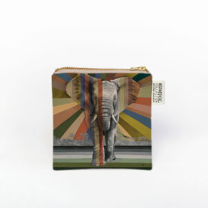 Elephant in Shades of Africa Coin Purse