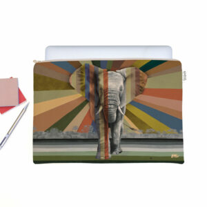 Elephant in Shades of Africa Laptop Bag