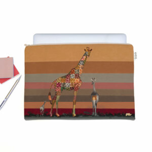 Giraffe in Shades of Africa Laptop Bag