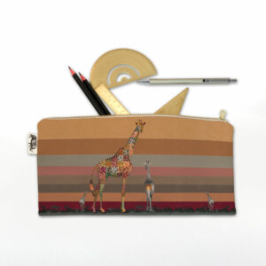 Giraffe in Shades of Africa Pencil Case