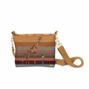 Giraffe in Shades of Africa Sling Bag