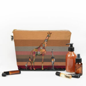 Giraffe in Shades of Africa Toiletry Bag