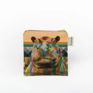 Hippo in Shades of Africa Coin Purse