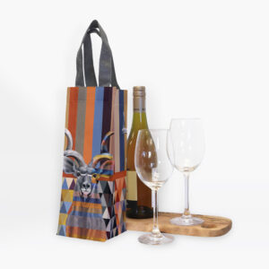 Kudu in Shades of Africa Recycled Wine Carrier