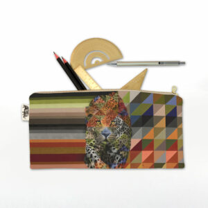 Leopard in Shades of Africa Pencil Case