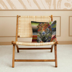 Leopard in Shades of Africa Pillow Cover