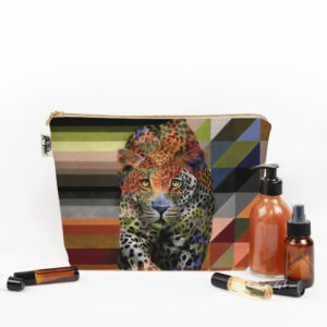 Leopard in Shades of Africa Toiletry Bag