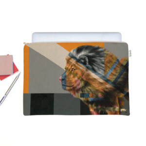 Lion in Shades of Africa Laptop Bag