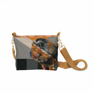 Lion in Shades of Africa Sling Bag