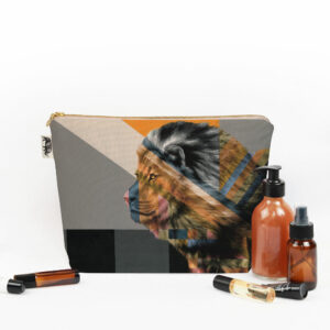 Lion in Shades of Africa Toiletry Bag