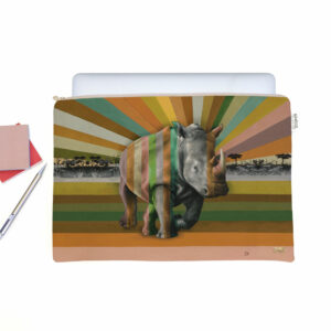 Rhino in Shades of Africa Laptop Bag