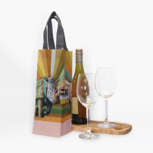 Rhino in Shades of Africa Recycled Wine Carrier
