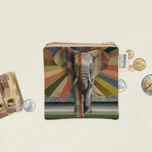 Elephant in Shades of Africa Coin Purse