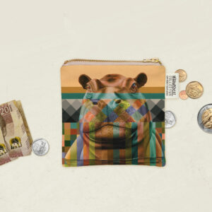 Hippo in Shades of Africa Coin Purse