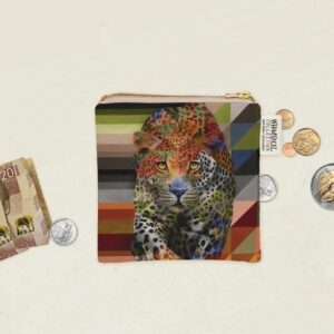 Leopard in Shades of Africa Coin Purse