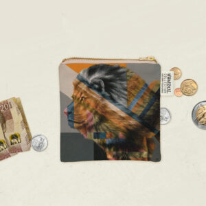 Lion in Shades of Africa Coin Purse