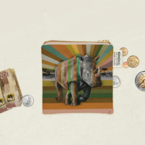Rhino in Shades of Africa Coin Purse