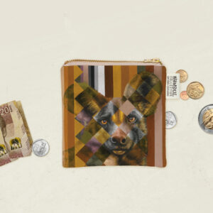 Wild Dog in Shades of Africa Coin Purse