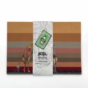 Shades of Africa Recycled Placemats - Rhino, Cheetah, Buffalo & Giraffe